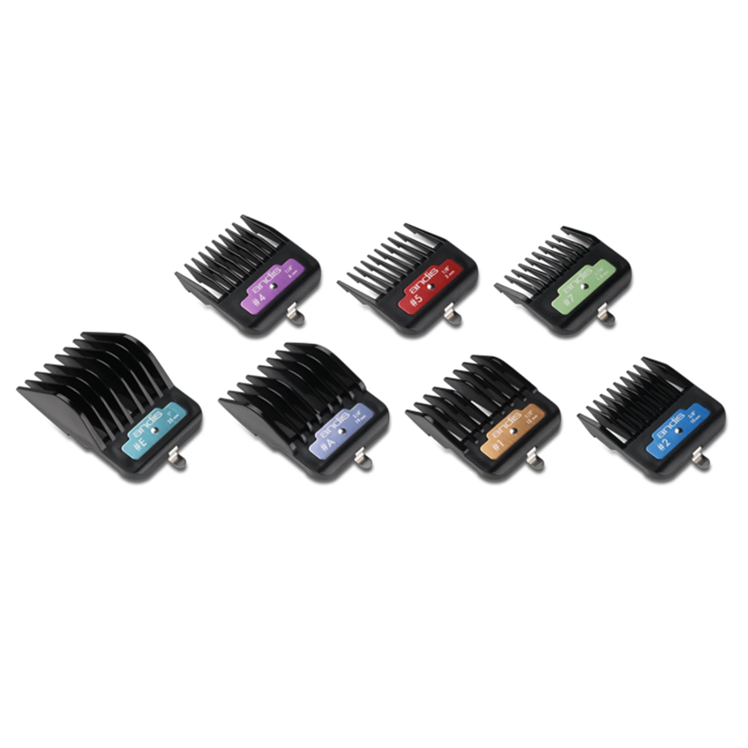 Andis 7-Piece Animal Clip Comb Attachment Set 2 Andis 7-Piece Animal Clip Comb Attachment Set - Image 2