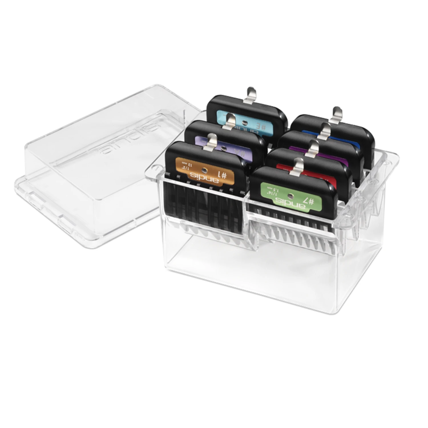 Andis 7-Piece Animal Clip Comb Attachment Set 1 Andis 7-Piece Animal Clip Comb Attachment Set