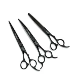 Groomtech Darkblaze Grooming Scissors Kit, Set Of 3
