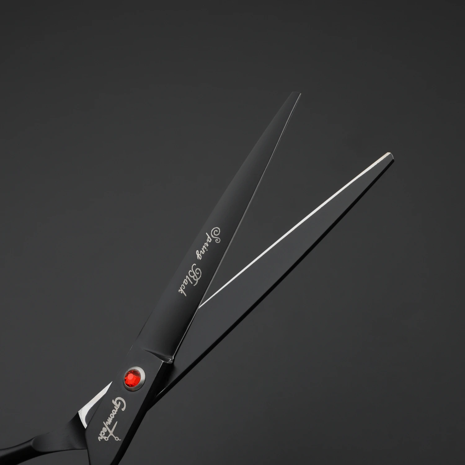 Groomtech Spring Black Pet Grooming Scissors Kit, Set Of 4 With Comb 4 Groomtech Spring Black Pet Grooming Scissors Kit, Set Of 4 With Comb - Image 4