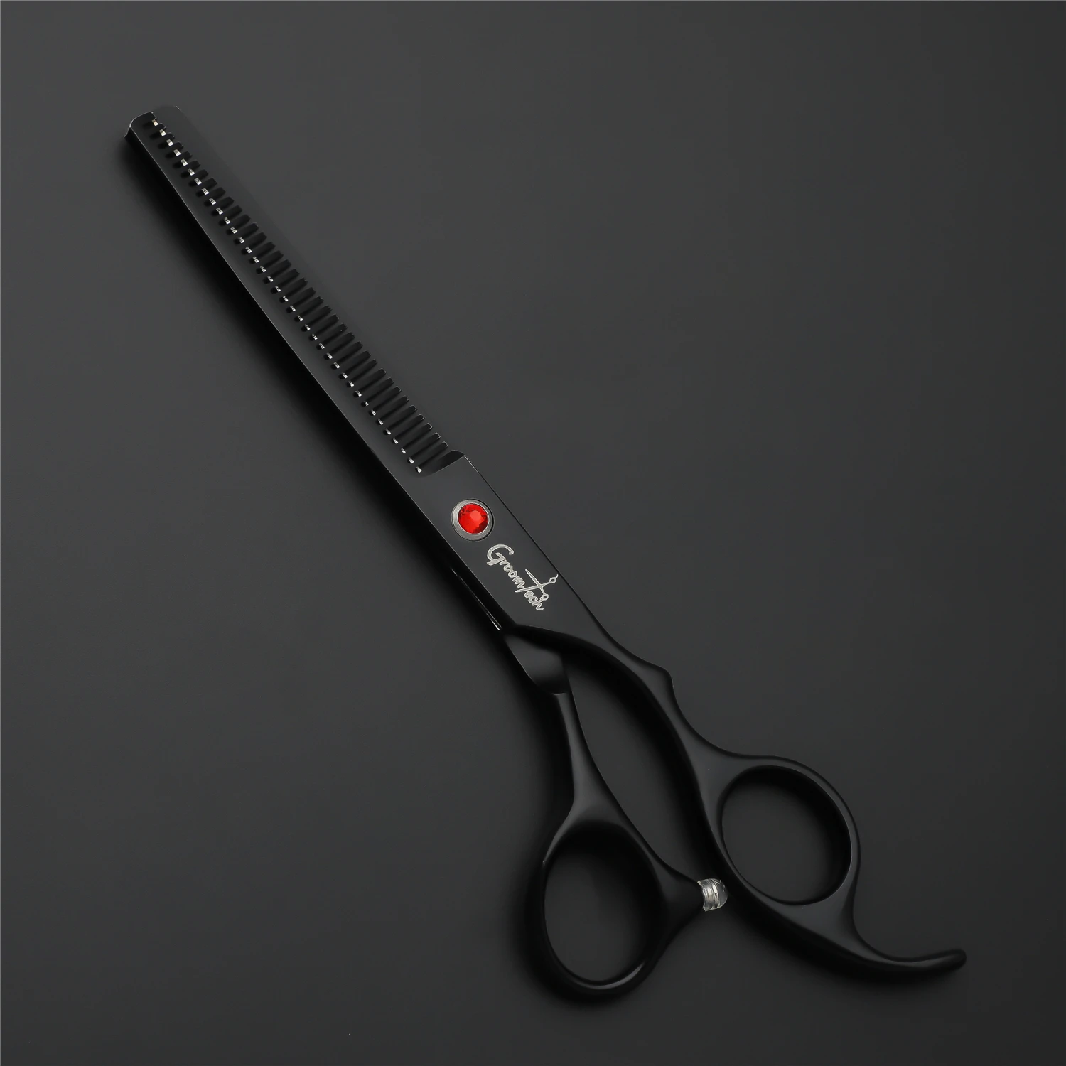 Groomtech Spring Black Pet Grooming Scissors Kit, Set Of 4 With Comb 7 Groomtech Spring Black Pet Grooming Scissors Kit, Set Of 4 With Comb - Image 7