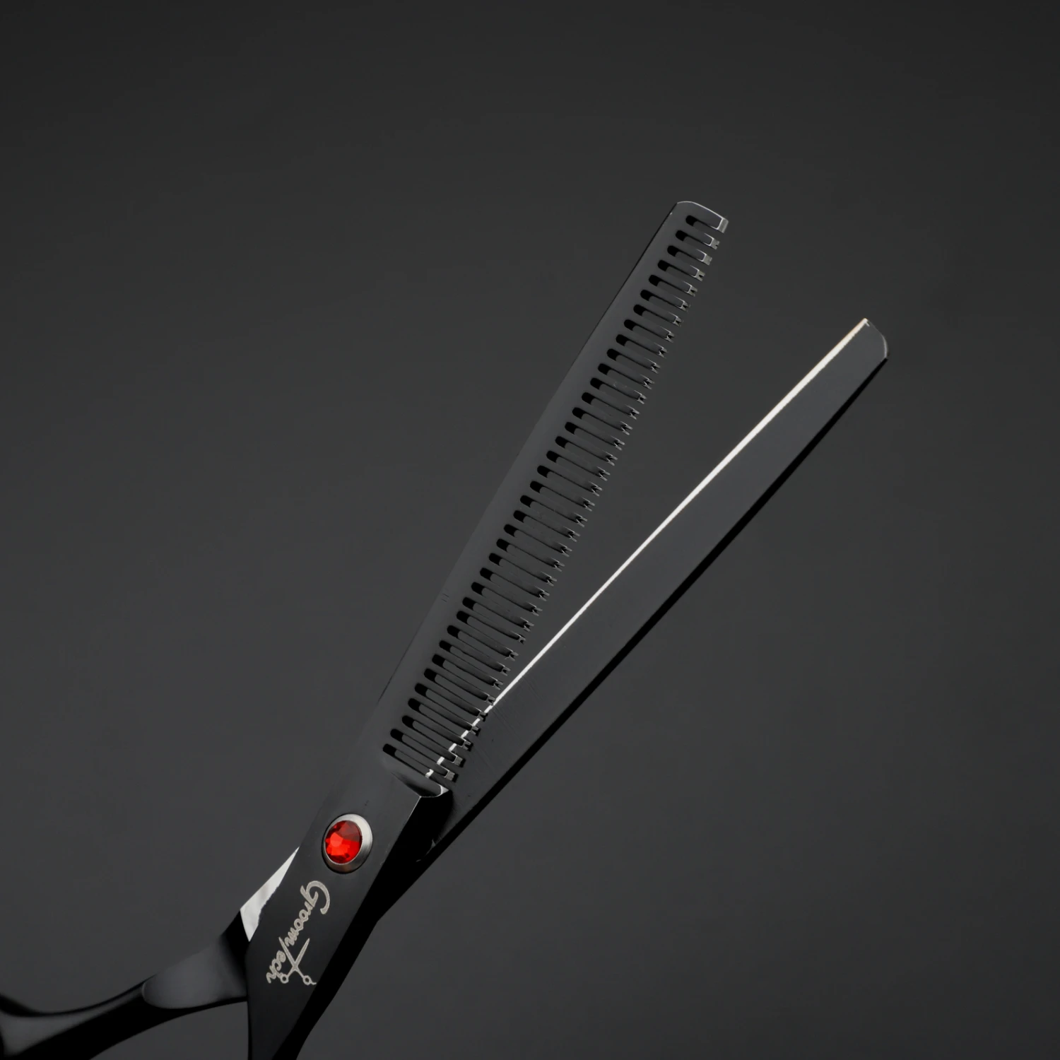 Groomtech Spring Black Pet Grooming Scissors Kit, Set Of 4 With Comb 8 Groomtech Spring Black Pet Grooming Scissors Kit, Set Of 4 With Comb - Image 8