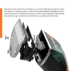 Shernbao Professional 5-in-1 Blade Clipper PGC721 -Wahl || Andis || Oster® Sales S PGC721 3