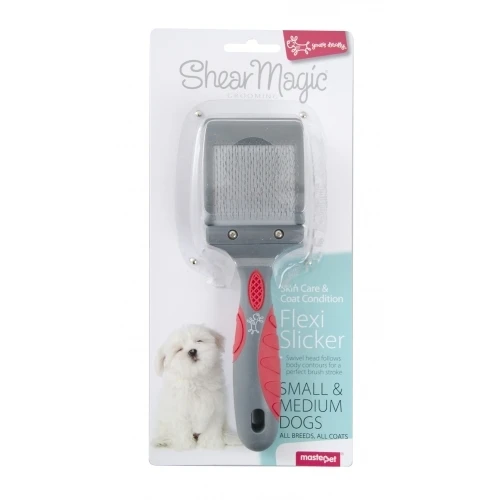 Shear Magic Flexi Slicker Brush - Small & Medium 2 Shear Magic Flexi Slicker Brush - Small & Medium - Image 2