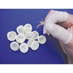 Show Tech Finger Condoms White 100 Pack - Medium -Wahl || Andis || Oster® Sales ST 85158 2