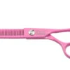 Swan Stainless Scissors - 46T Thinner 6.5" [Pink]