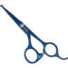 Swan Facial Scissors Round Tip 4.5" [Blue]